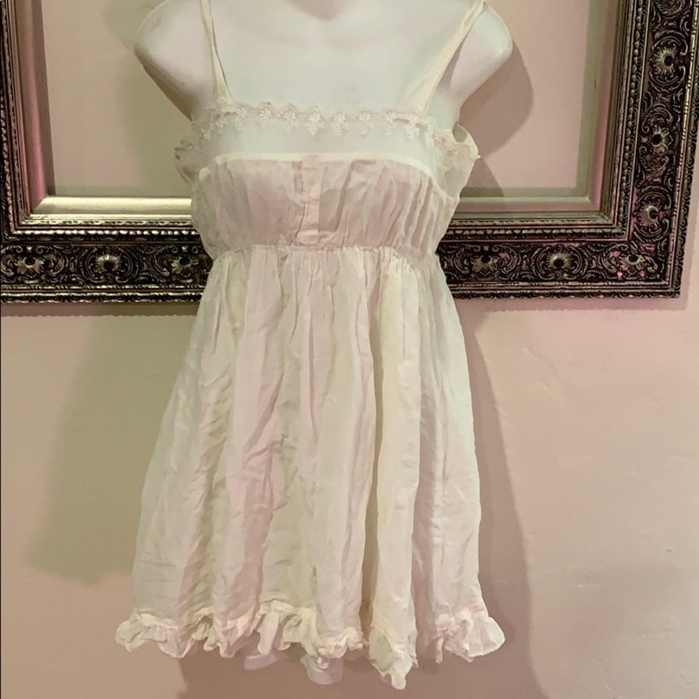 Cream dress
